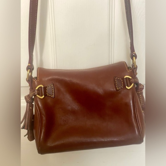 Dooney & Bourke Mini Dark Brown Florentine Leather Crossbody - Picture 12 of 16